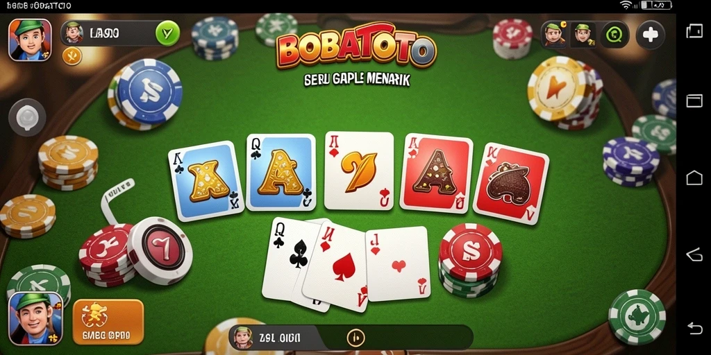 Tampilan gameplay seru dan interaktif dari BOBATOTO.