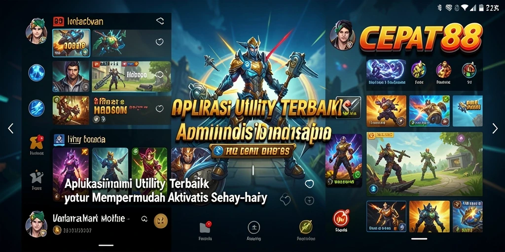 Tampilan antarmuka aplikasi CEPAT88 yang modern dan intuitif.