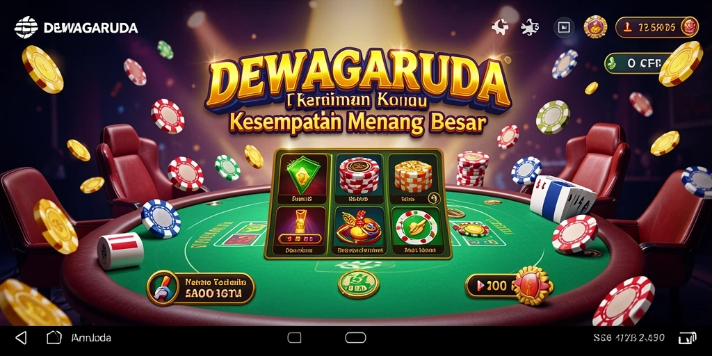 Tampilan menarik dan seru dari gameplay DEWAGARUDA.
