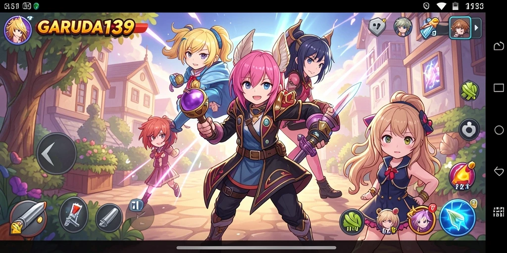 Tampilan menarik dari gameplay GARUDA138 yang penuh warna.