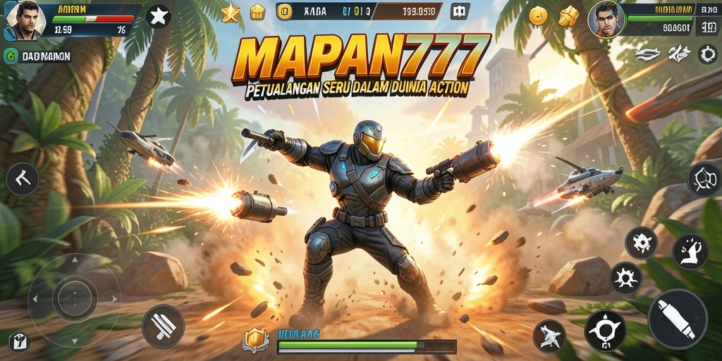 Gameplay penuh aksi dari MAPAN777 dengan karakter seru.