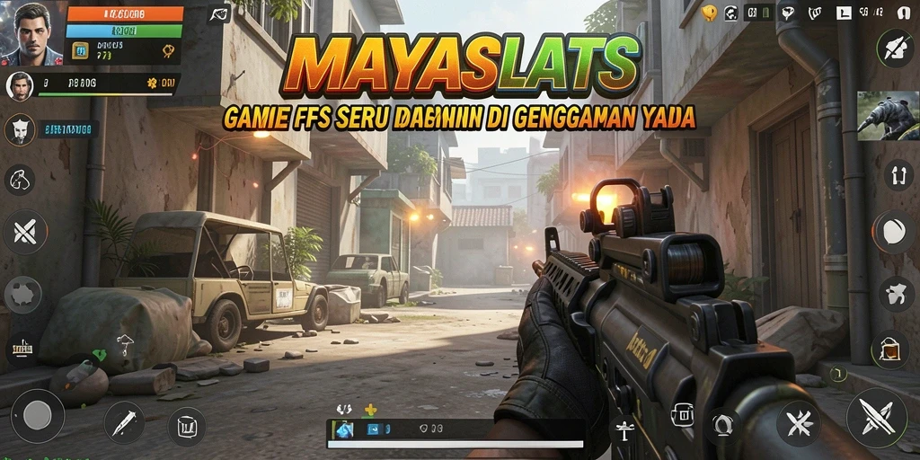 Tampilan screenshot gameplay memukau dari MAYASLOTS dengan aksi FPS yang intens.