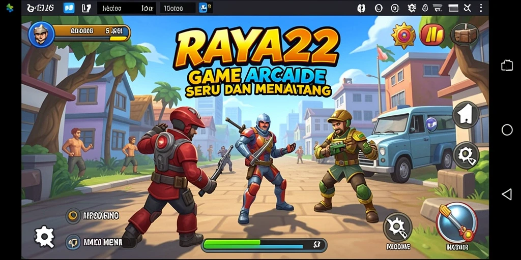 Tampilan gameplay RAYA22 yang menarik dan penuh aksi.