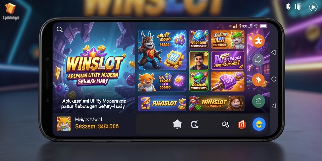Tampilan antarmuka WINSLOT yang modern dan mudah digunakan.