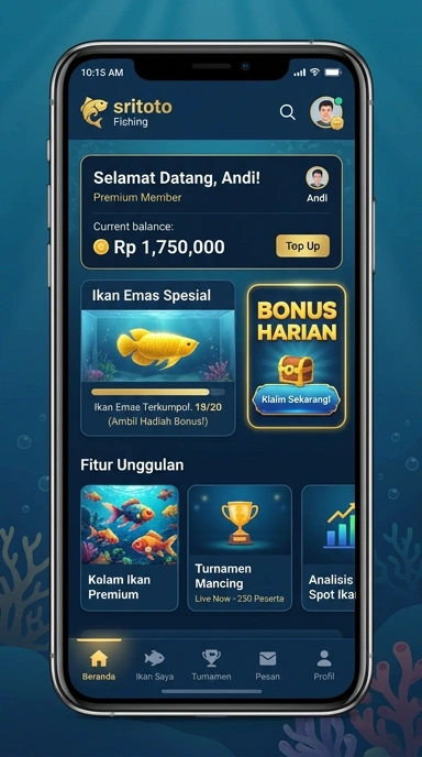 Pengguna yang menikmati aplikasi bermanfaat di sritoto.